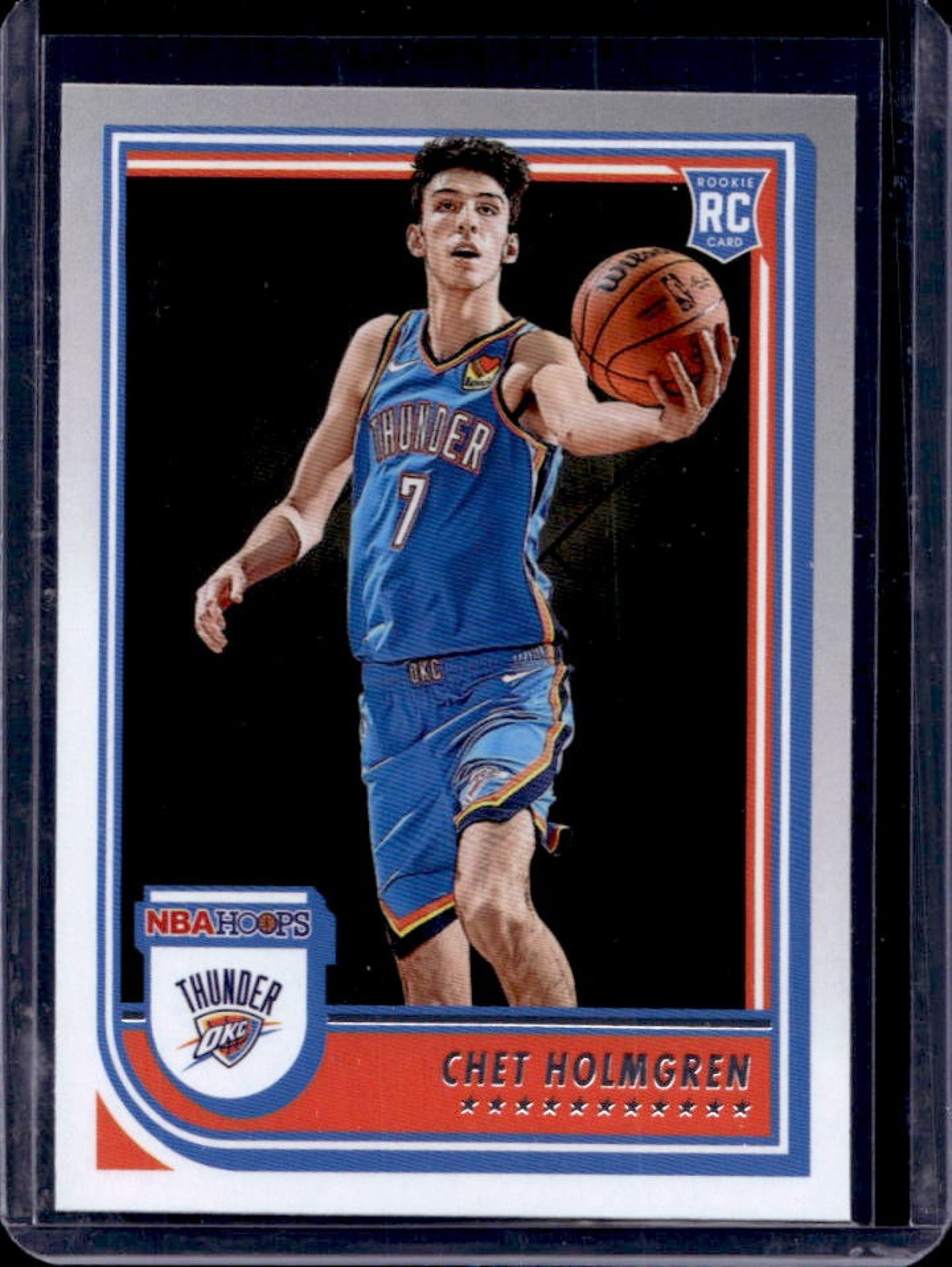 2022-23 Panini Hoops Chet Holmgren RC Rookie #232 Thunder