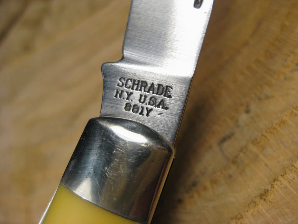 Nice Schrade 881Y Stockman 3 Blade Jack Knife - Image 2 of 4