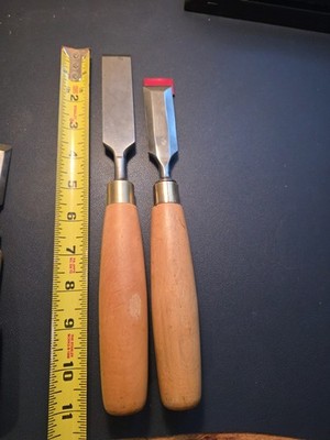 Vintage W Marples & Sons 1'' Bevel 1'' Firmer Chisel made England Boxwood Handles?