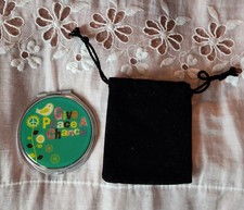 Two Sided Purse Mirror Round 1960's theme 
