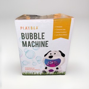 Playbea Portable Dog Bubble Machine NIB