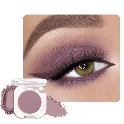 Mauve Taupe Single Matte Eyeshadow Makeup, Neutral Powde Eye Shadow for Women, B