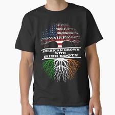 American Irish Classic T-Shirt T-Shirt Made in US/AUS Size S-2XL