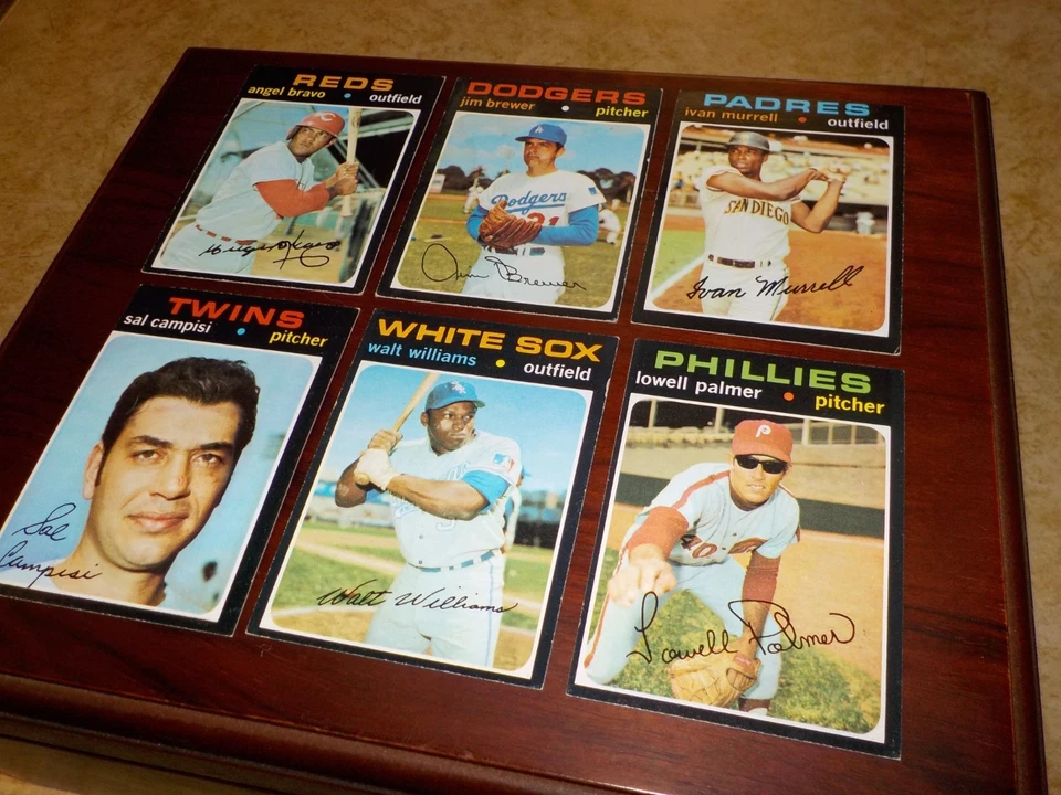 42-1971 Topps todo semi-alto (524-643) con estrellas menores-ex a casi nuevo excelentes tarjetas Foto 2 de 4