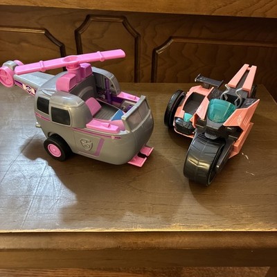 PAW Patrol Mighty Movie Liberty Motorcycle Skye Transforming Rescue Helicopter 