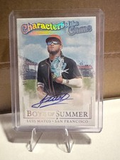 2024 Panini Boys of Summer - Characters of the Game Signatures Luis Matos 5/25