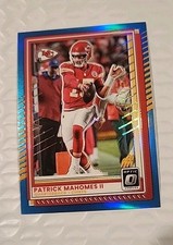 2025 Donruss Optic #40 Patrick Mahomes II Aqua #/349 Chiefs