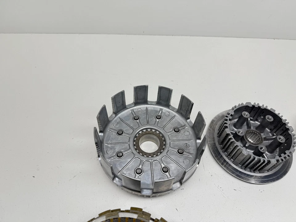 2007 年本田 CRF250R 04-09 原始设备制造商完整离合器总成篮子轮毂板硬件 — 第 2/4 张图片