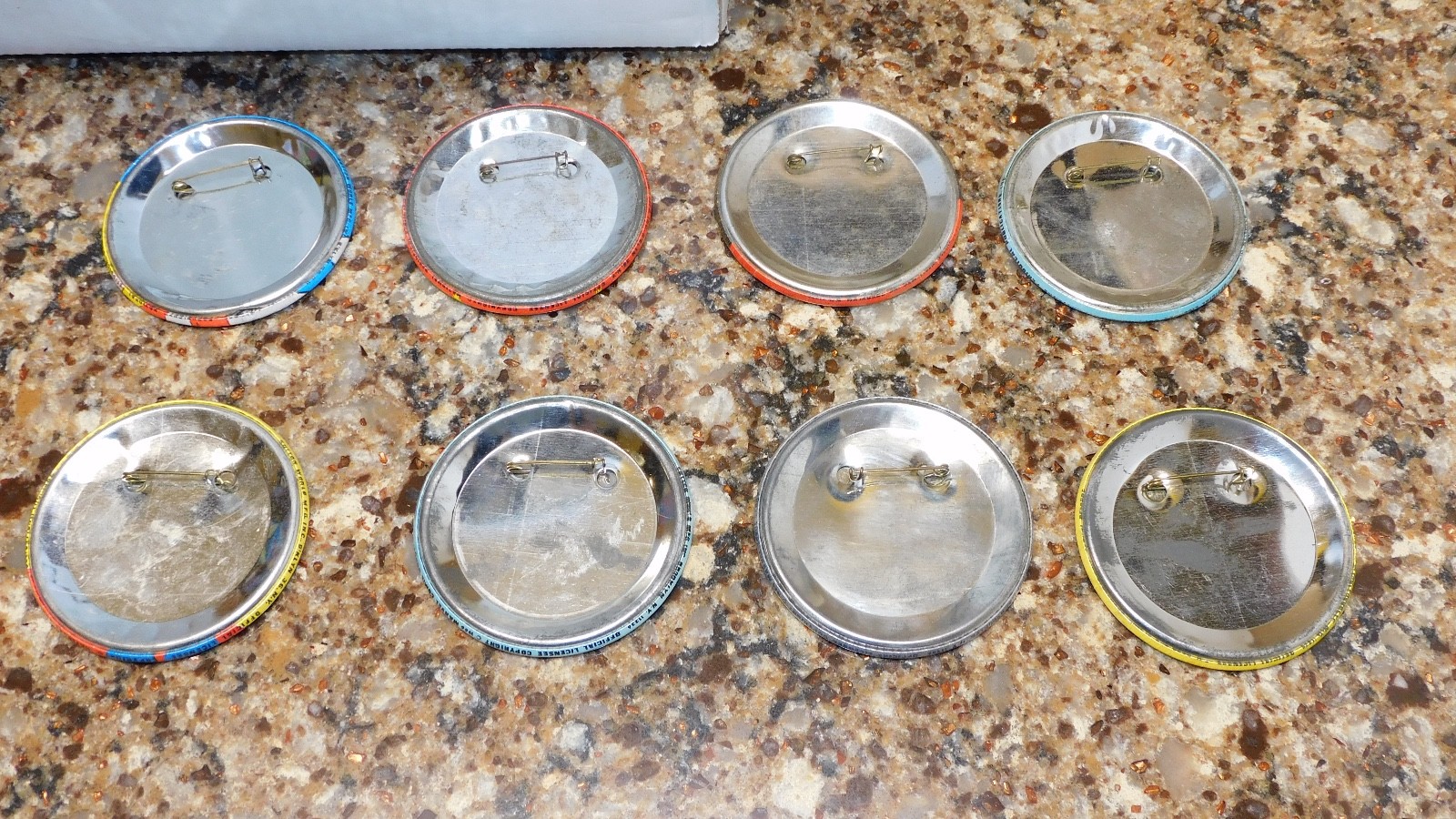 8 BUTTONWORLD 3.5" SUPERHERO BUTTONS MARVELMANIA BATMAN GREEN HORNET 1966 1967