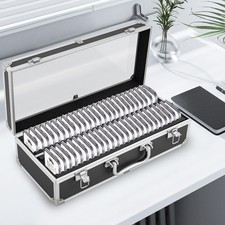 Storage Display Box Case Holds 50 PCGS NGC ANACS Certified Coin Slabs Holders