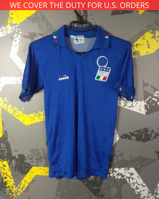 Italy RARE Jersey Home football shirt 1991 - 1993 Diadora Men Size Italy RARE Jersey Home football shirt 1991 - 1993 Diadora Men Size