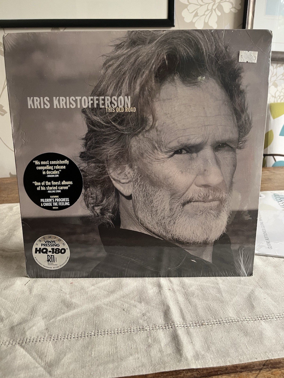 This Old Road by Kris Kristofferson (Record, 2008) U.S. RTI  HQ-180 First Press