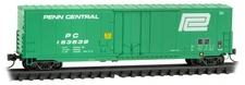 Micro-Trains MTL N-Scale 50ft Plug Door Box Car Penn Central/PC (Green) #153539