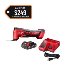 M18 18V Lithium-Ion Cordless Oscillating Multi-Tool Kit with One 1.5 Ah Battery 