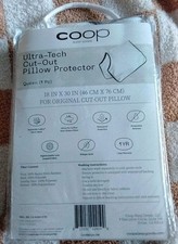 Coop Home Goods Ultra-Tech Pillow Protector 1 Pack Queen Cut-out-pillow New