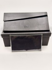 Authentic Christian Dior Vintage Envelope Eyeglasses Case- Black