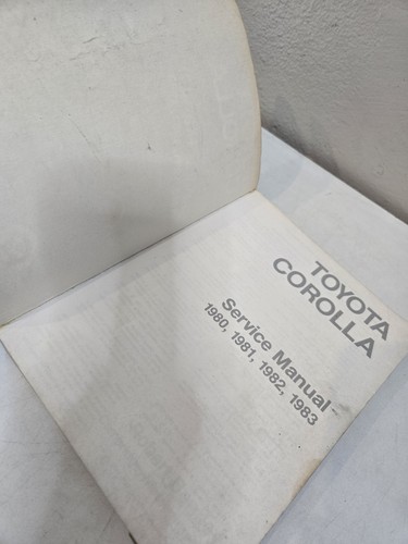TOYOTA COROLLA Service Manual 1980, 1981, 1982, 1983 Robert Bentley Soft Book - Bild 7 von 11