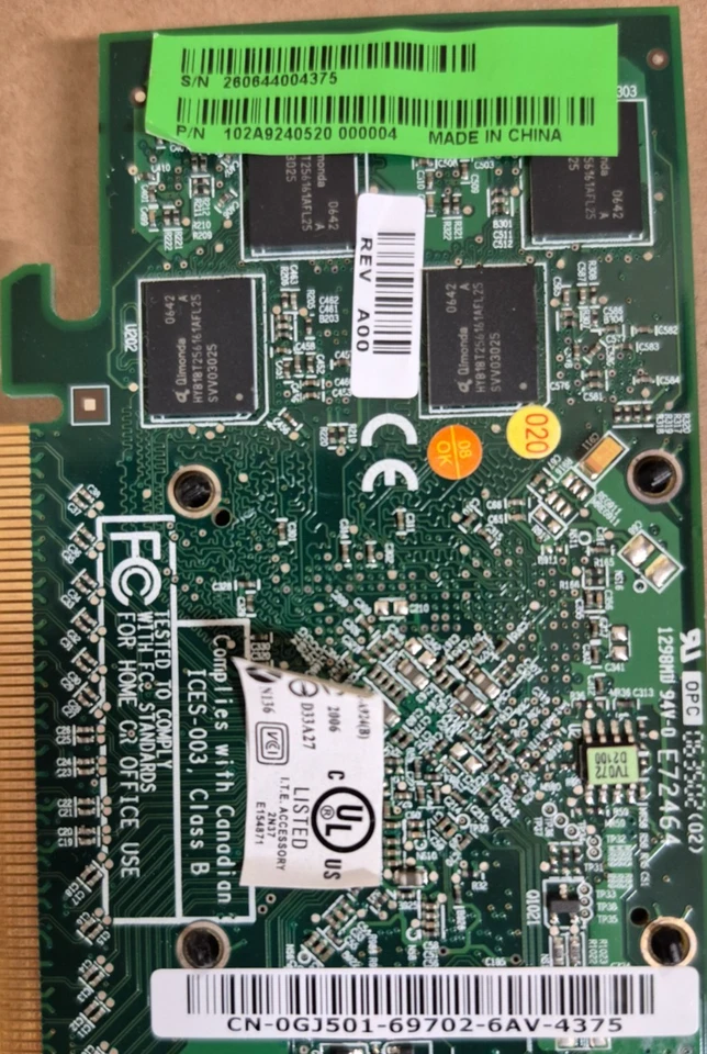 ATI Radeon X1300 102A9240520 Dell 0GJ501 128MB PCIe Video Graphics Card 102-A924 - Image 3 of 4