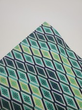 Tula Pink Fabric Chipper Labyrinth Sprout Blue Green Sew Quilt OOP FAT QUARTER