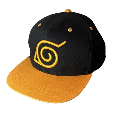 Offizielle Boruto Naruto Next Generations SnapBack Mütze Kappe schwarz gelb verstellbar
