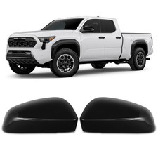 2Pcs Mirror Covers, Side Mirror Cap Cover, compatible with Tacoma Glossy Black