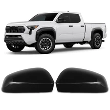 2Pcs Mirror Covers, Side Mirror Cap Cover, compatible with Tacoma Glossy Black