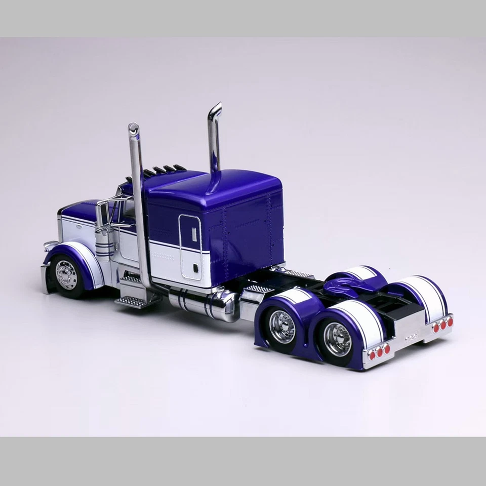 1:64 Peterbilt 379 Diecast Model Semi Truck Metal Blue Alloy Edition Collectible - Image 4 of 4