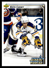 1992-93 Upper Deck Keith Carney #402 Buffalo Sabres NHL Hockey Star Rookies RC