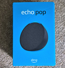 Amazon Echo Pop Alexa Smart Speaker Blue Bluetooth Wi-Fi Voice Control