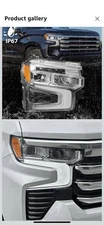 Passenger For 2022-2024 Chevy Silverado 1500 LTZ High Country LED DRL Headlight