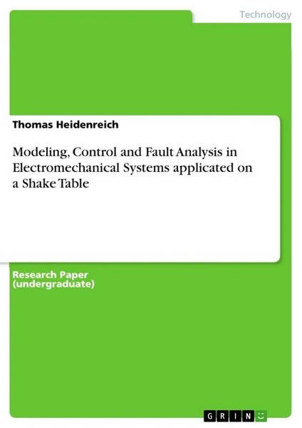Modeling, Control And Fault Analysis In Electromechanical Systems Applicated...-image