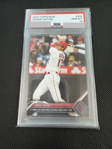 Shohei Ohtani 2023 Topps Now 419 PSA10 Dodgers MLB Card Gem Mint