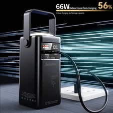 1000000mAh 66W Portable Power Bank Large Capacity External Battery Fast Charging