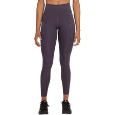 Nike Women's One Luxe Icon Clash Training Leggings Dark Raisin/Black, X-Small