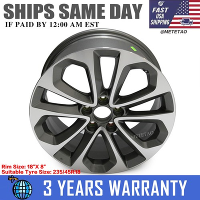 #ad For Honda Accord Replacement Wheel 18quot; 18X8quot; 2013 2015 Machined Grey Rim 64048A $152.99