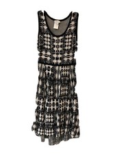 Carmen Marc Valve Black And White Medium Sweater Dress
