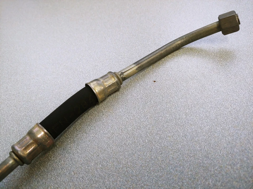 VERY NICE USED GENUINE OEM PORSCHE 911 930 PRESSURE FED TENSIONER OIL LINE LEFT - Image 3 of 4