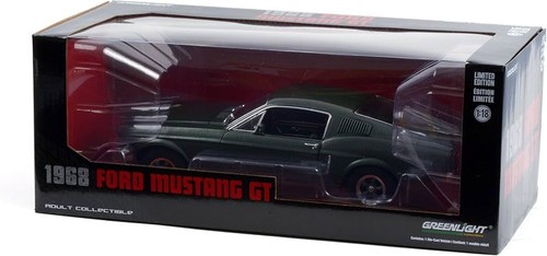 Greenlight 13615 1:18 1968 Ford Mustang GT Fastback - Highland Green - Picture 4 of 4