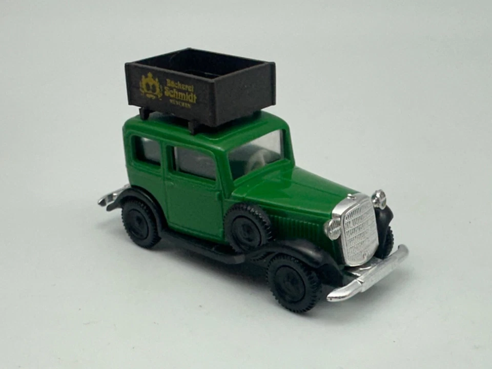 Brekina Opel R4 cupé con portaequipajes, verde, escala 1:87, HO, NUEVO EN CAJA Foto 4 de 4