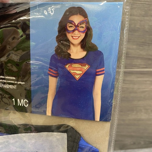 Supergirl DC Comics Short Sleeve Shirt Adult Size S/M Up to Size 8 - Picture 4 of 8