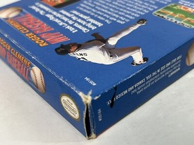 Roger Clemens' MVP Baseball NES Game Cartridge Sleeve Styrofoam Box Nintendo 