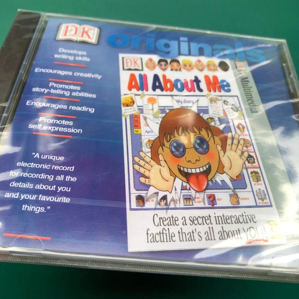 ALL ABOUT ME Educational CD-ROM Kids eScrapbook Family School Home PC 98 SEALED - Image 3 of 4