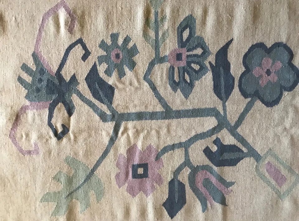 9x12英尺全新中国边际东方地毯-双面-手工制作-100%羊毛 — 第 2/4 张图片