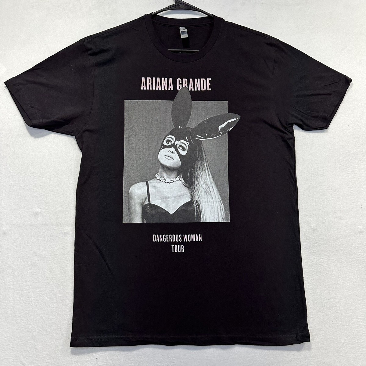 Ariana Grande Dangerous Woman Tour Shirt Large Mens Womens Black Music Band