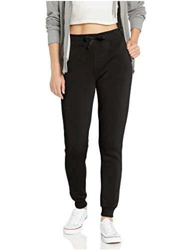 Junior's Fleece Basic Jogger, New Black 