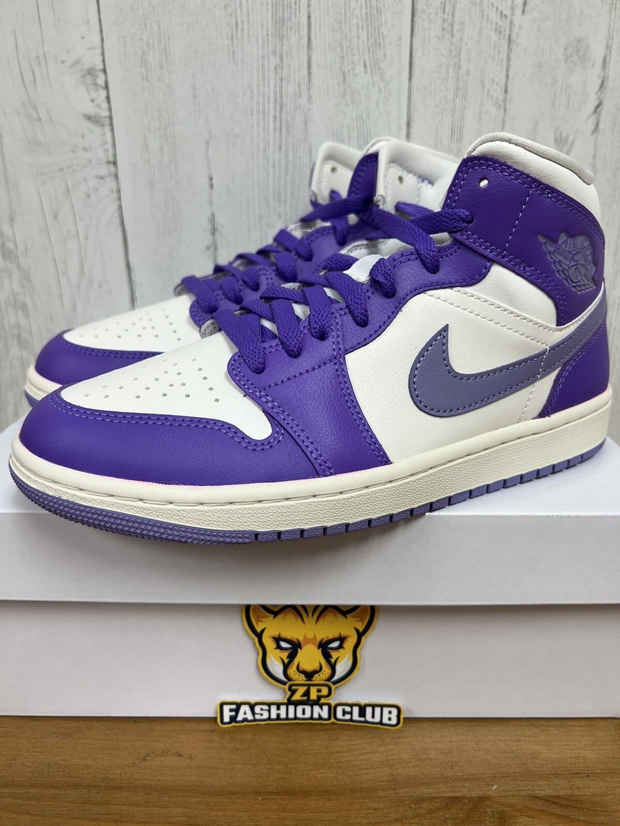 Air Jordan 1 Mid Action Grape BQ6472-504 Women Sizes | eBay Air Jordan 1 Mid Action Grape BQ6472-504 Women Sizes | eBay