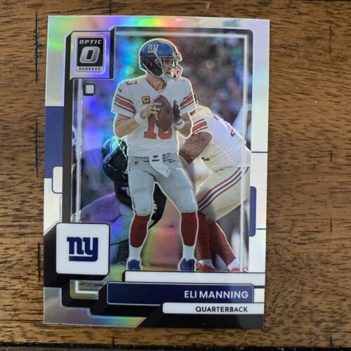 2022 DONRUSS OPTIC ELI MANNING SILVER HOLO PRIZM #150 NY GIANTS - Picture 1 of 2