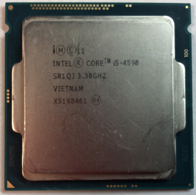 Intel Quad Core i5-4590 3.3GHz 6M 5GT/s LGA1150/Socket H3 CPU Processor SR1QJ