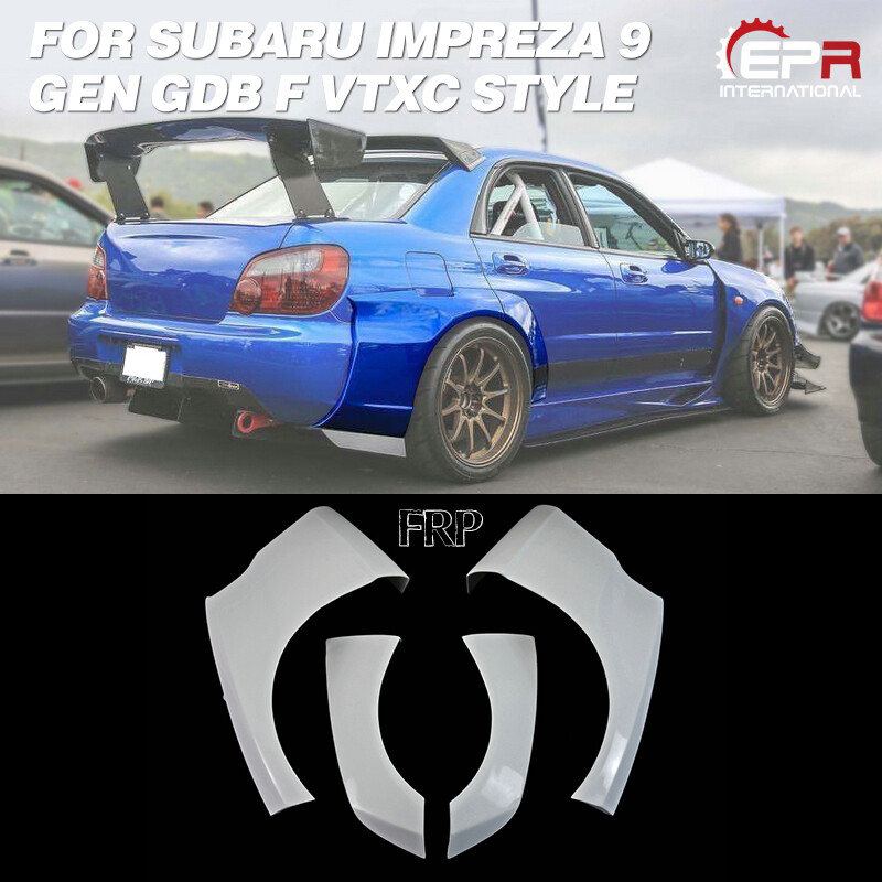 For Subaru Impreza 9 Gen GDB F VTXC style FRP Unpainted wide