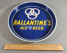VINTAGE BALLENTINE, BALLANTINE'S ALE & BEER THREE RING BEER TRAY